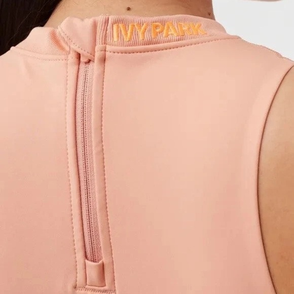 Ivy Park x Adidas crop top / sports bra in blush - Picture 7 of 8